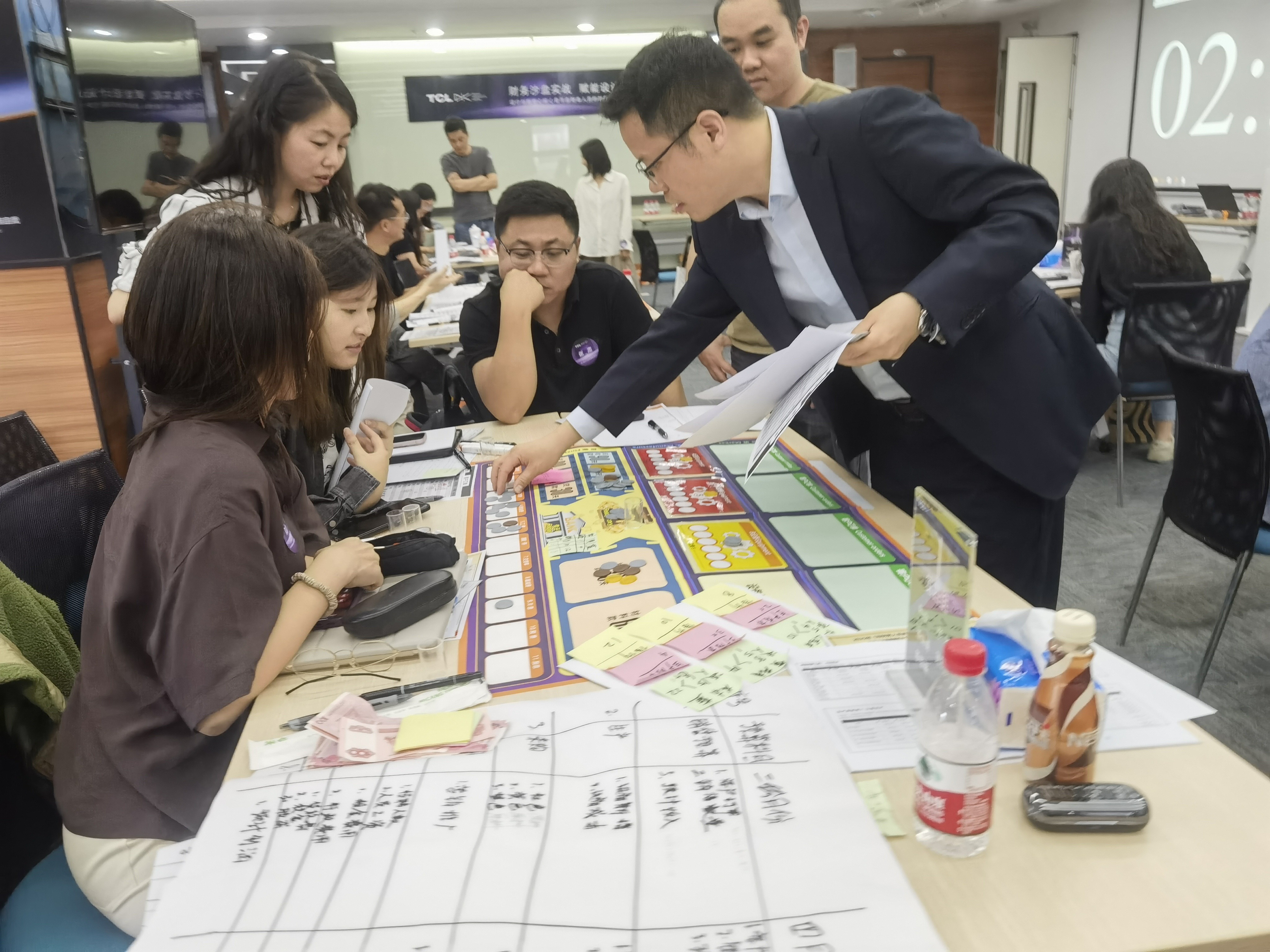 《非财务人员的财务管理》沙盘演练现场 6