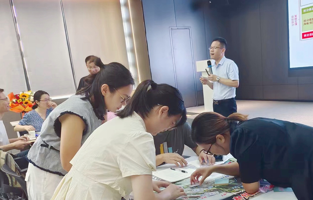 《销售目标规划》沙盘演练现场 1