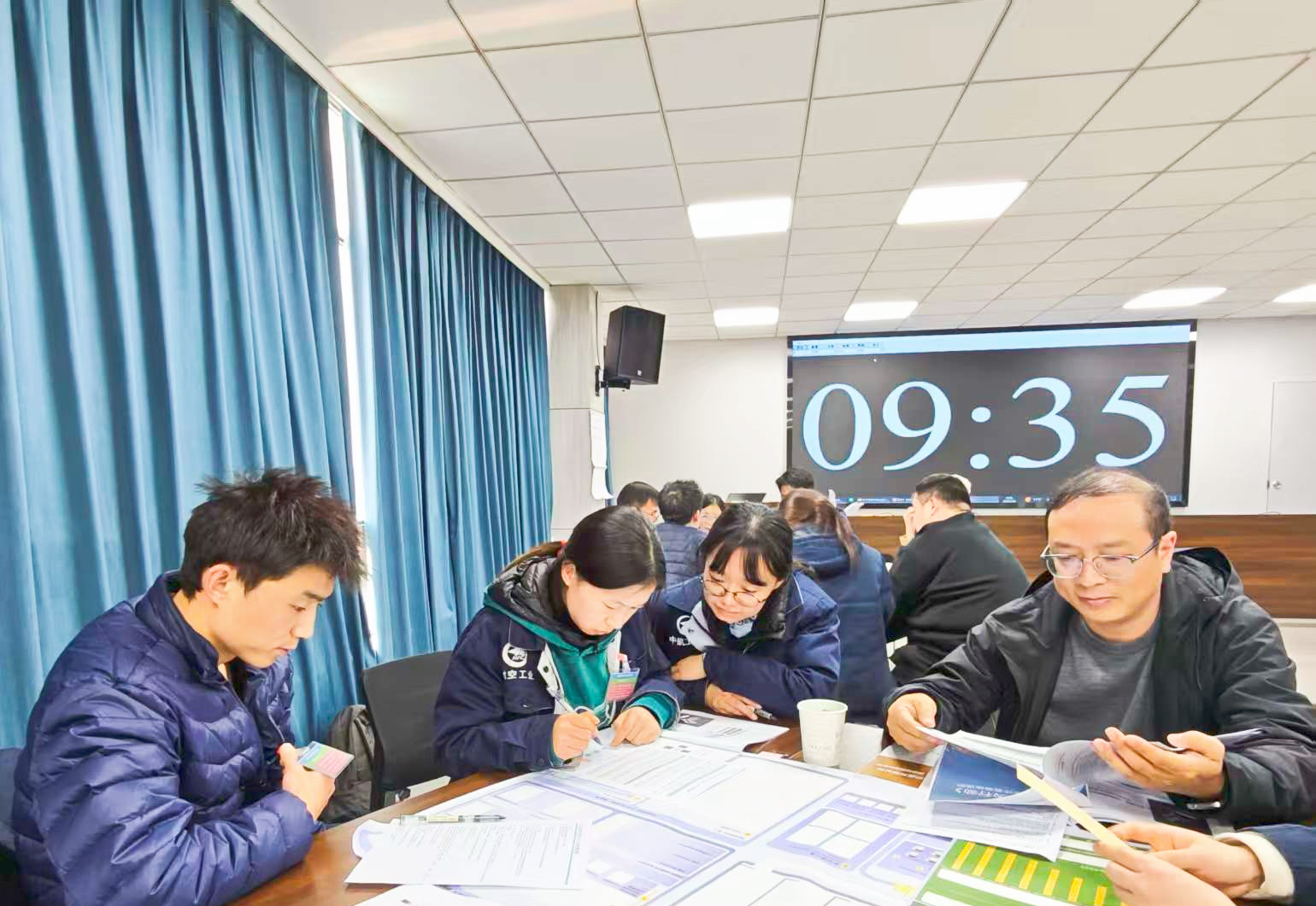 《化战略为执行》沙盘演练现场 3